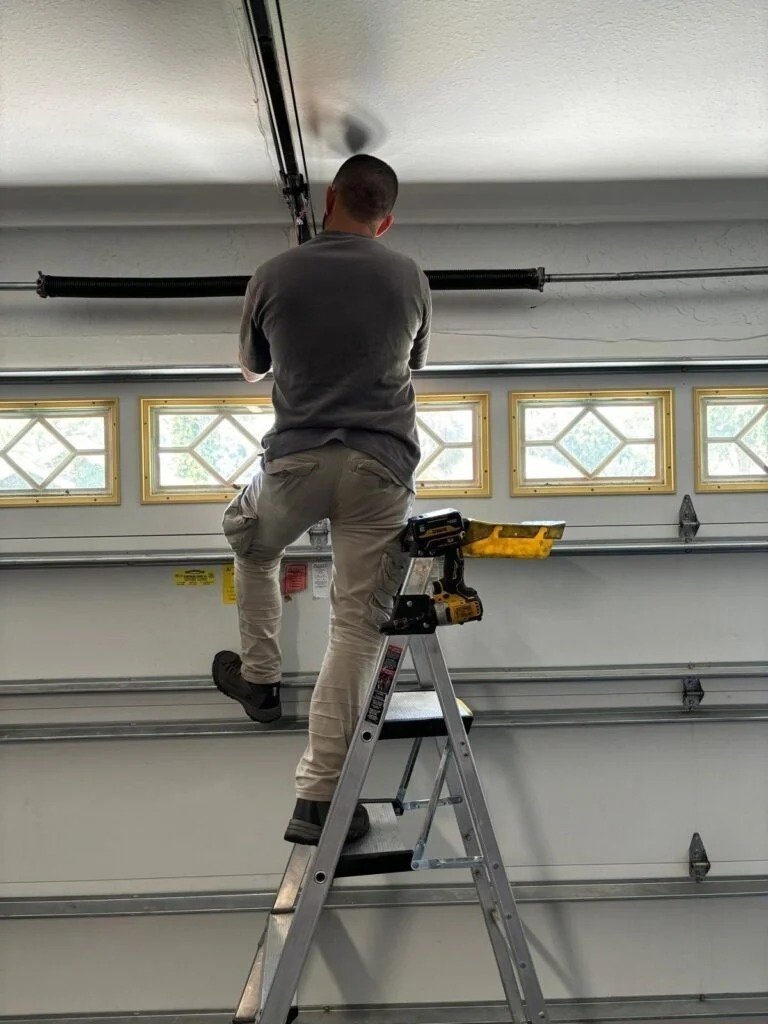 Garage door repair work, gallery photo 2